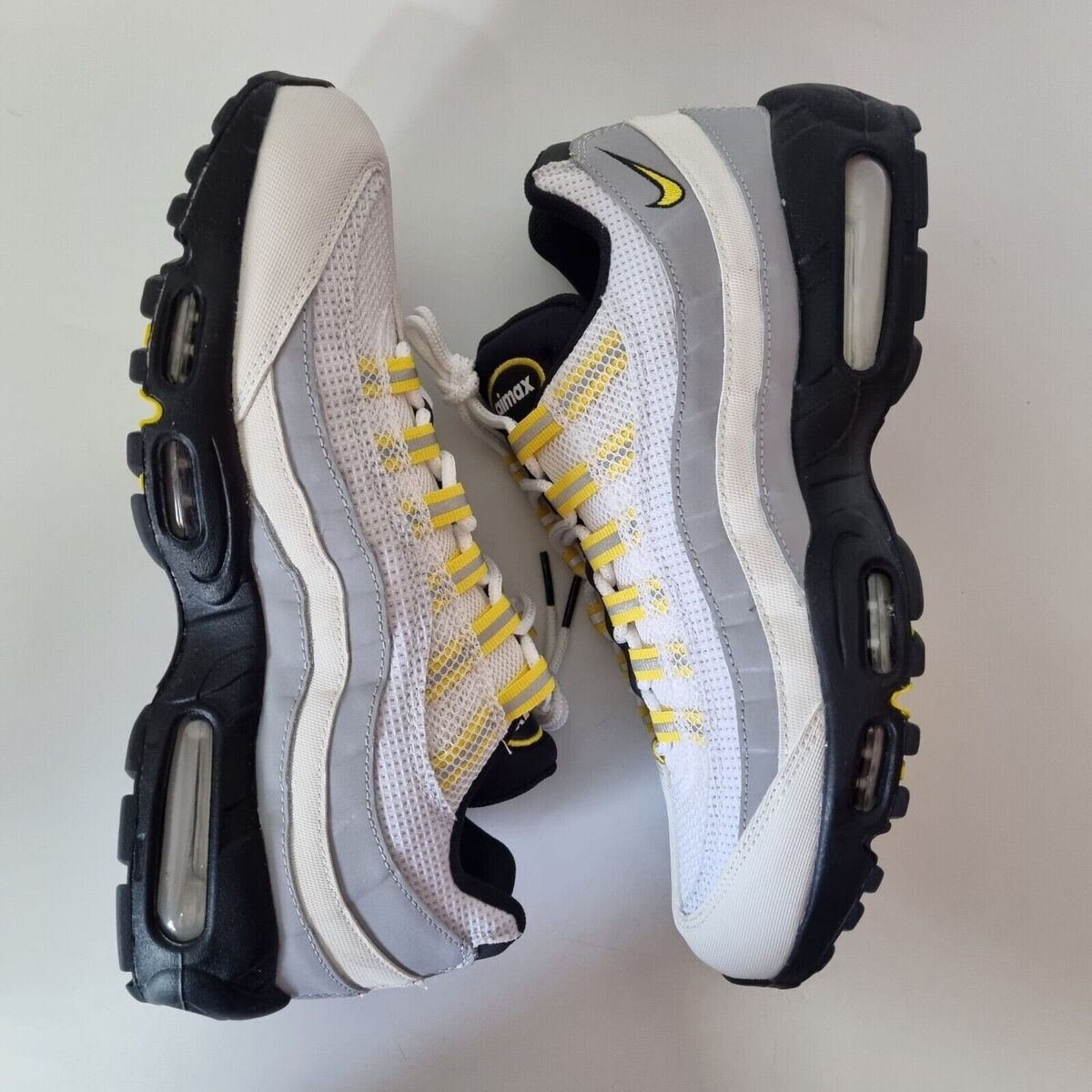 Nike Air Max 95 White Yellow Black DQ3982-100 Mens Shoes Nike Air Max 95 White Yellow Black DQ3982-100 Mens Shoes