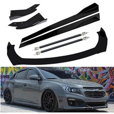 Front Bumper Lip Spoiler Splitter Glossy Black For Chevrolet Cruze Body Kit Front Bumper Lip Spoiler Splitter Glossy Black For Chevrolet Cruze Body Kit