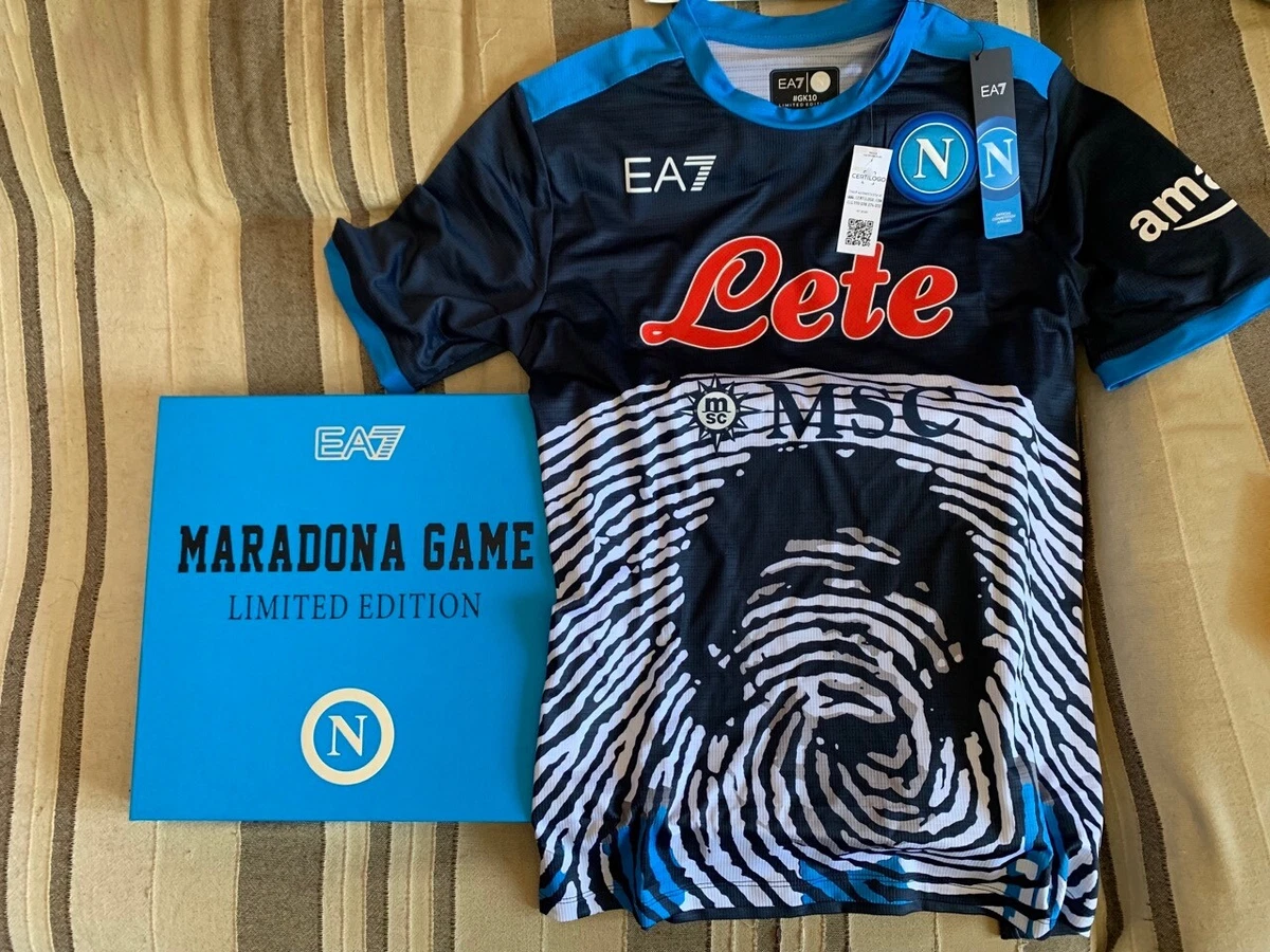 Bliv forvirret Es supplere EA7 ARMANI L NAPOLI MARADONA SHIRT LIMITED EDITION BOX #810 CHAMPIONS 23 NO  FAKE | eBay