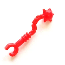 Dino Riders Red Mace Club Chain Ball Replacement Weapon Accessory Part 1987 Tyco