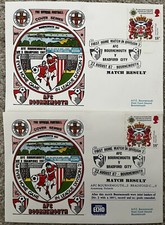 Bournemouth v Bradford City 22nd August Dawn 1987 First Day Covers Set Of 2