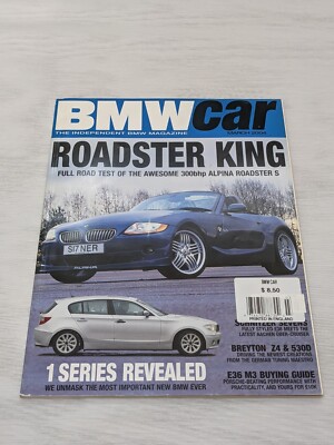 BMW Car Magazine - March 2004 Alpina Roadster E38 Schnitzer E36 Buying Guide