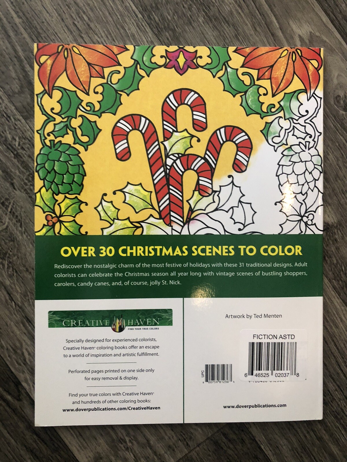 Creative Haven An Old-Fashioned Christmas Coloring Book by Ted Menten ...