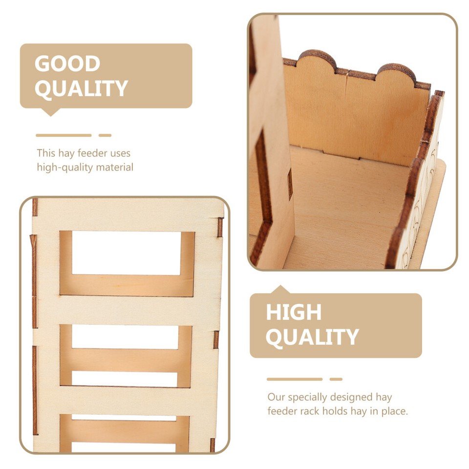 Rabbit Accessories Grass Stand Guinea Pig Food Bowl Chinchilla Feeder