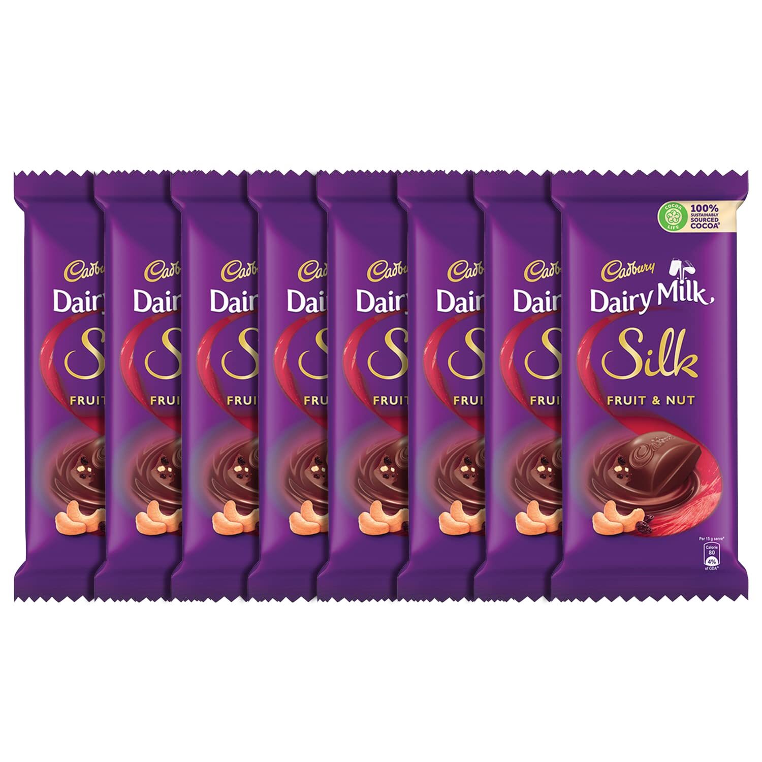 Cadbury Delicious CreamFilled Dairy Milk Silk Fruit & Nut Chocolate