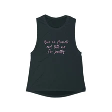Give me Moscato Women's Flowy Scoop Muscle Tank