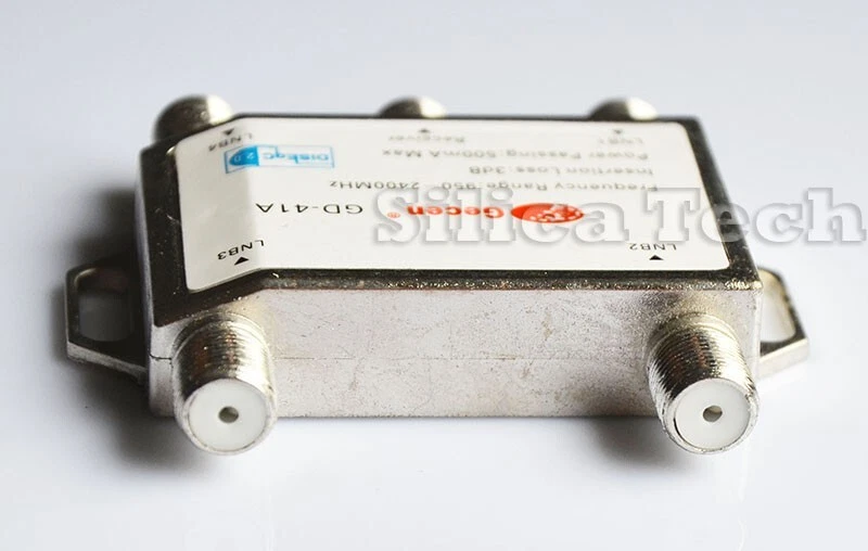 2pcs Gecen DISEQC 4x1 MULTI SATELITE DISH SWITCH LNB - Image 4 of 4