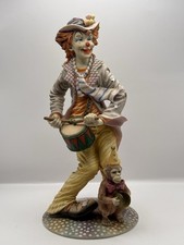 Leonardo Collection "Circus Comes To Town" Figurine Clown And Monkey