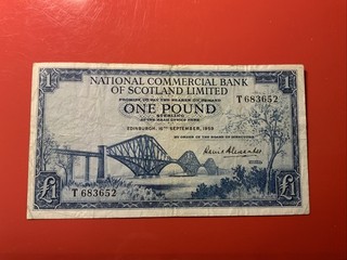 Schottland 1 Pfund Banknote 1959 (43)