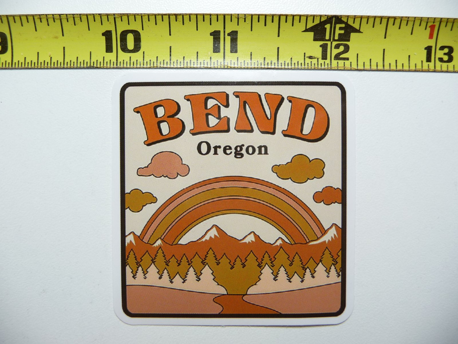 Oregon Bend Rainbow Pride Decal Sticker for Travel Souvenirs & Memories