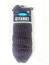 VTG 90's Gitano Slouch Socks Cotton Blend Purple New Old Stock USA Made