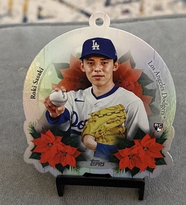 2025 Topps Holiday Ornament ~ Roki Sasaki #OO-1 ~ LA Dodgers