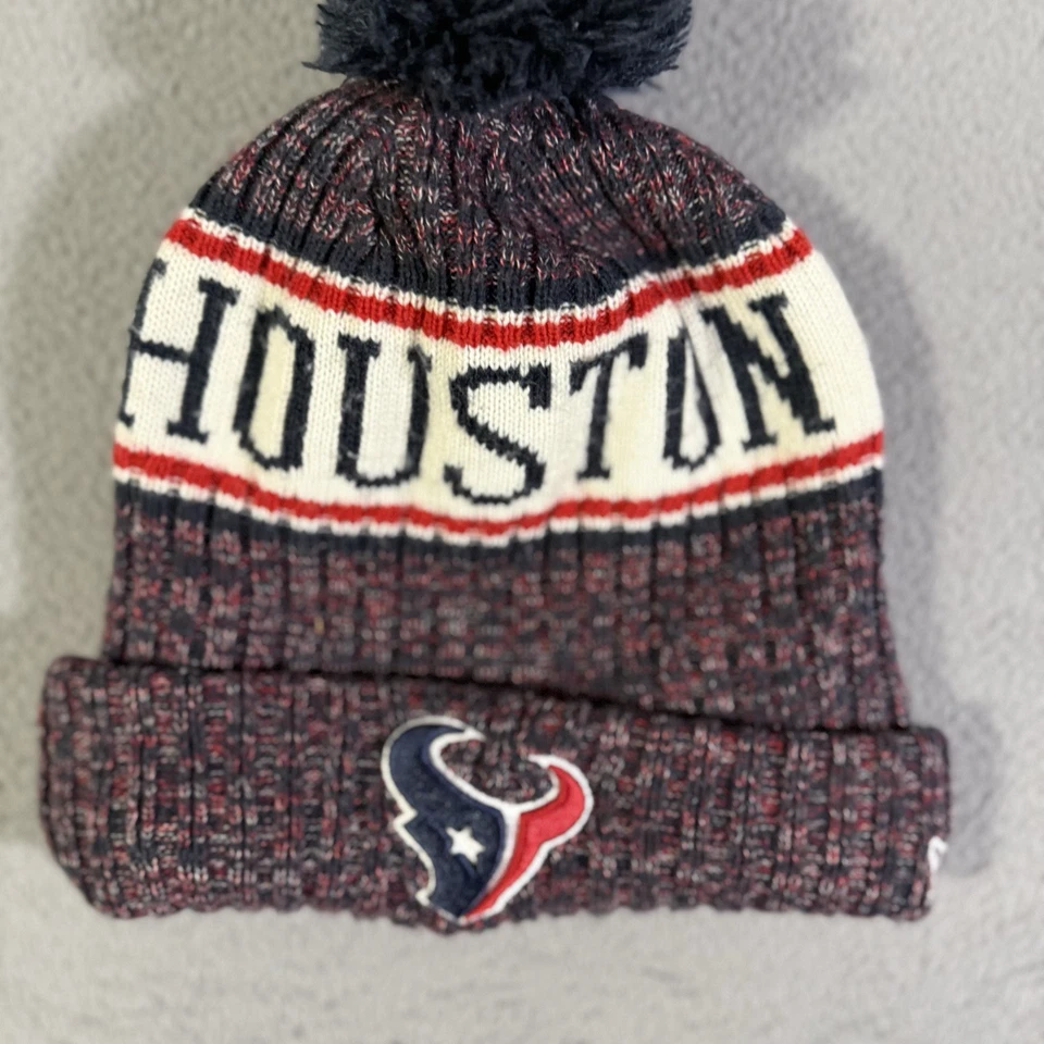 Houston Texans NFL Fútbol Pom Pom Gorro Gorra Nueva Era Talla Única Se Adapta a la mayoría Foto 2 de 4