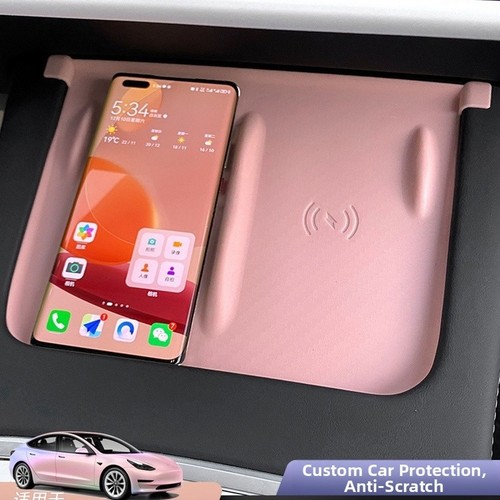 Upgraded Wireless Charging Silicone Pad for FOR TESLA Model 3 Y Anti Slip Mat - Picture 2 of 5