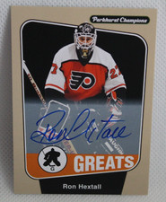 Ron Hextall - 2024-25 Parkhurst Champions - GREATS Auto - Flyers, On Card Auto