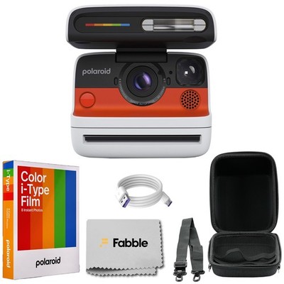 Polaroid Flip Instant Camera White Color Film Bundle (8 photos)