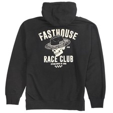 Fasthouse HQ Club Pullover Hoodie Small, Black 