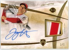 Joey Votto 2014 Topps Supreme Patch Autograph Card #APR-JV 1/1