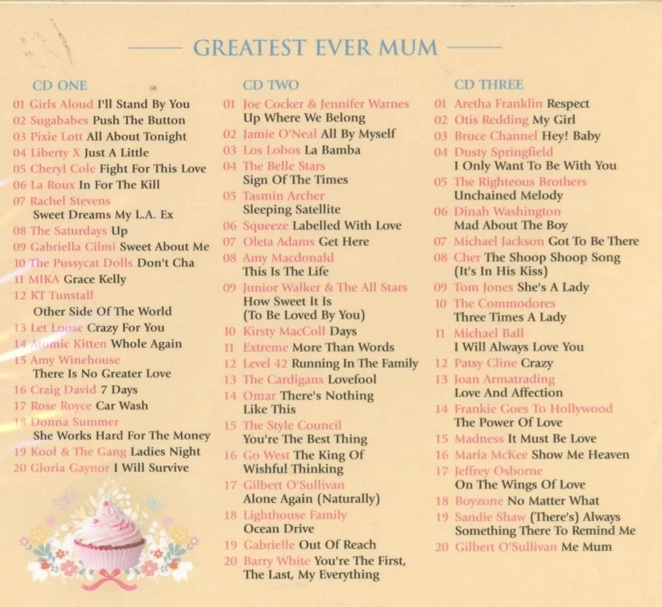 MUM – Greatest Ever Mum - 3 CD´s Mika,Barry White,Michael Jackson.. NEU in Folie - Bild 2 von 2