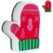 Durable Dual Sided Scrub Sponge Non Scratch Cleaning Pad for Kitchen Bathroom