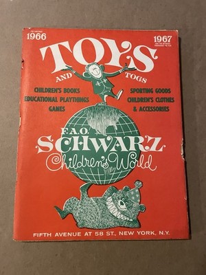 F.A.O. Schwartz Toys (1966) Christmas Catalog Good Condition