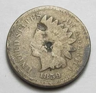 1859 INDIAN HEAD CENT,TOUGHER COIN!!!!(A5)