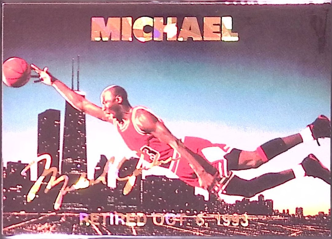 1993-94 Arena Sports Michael Jordan (Unlicensed) #NNO Michael Jordan Bulls HOF