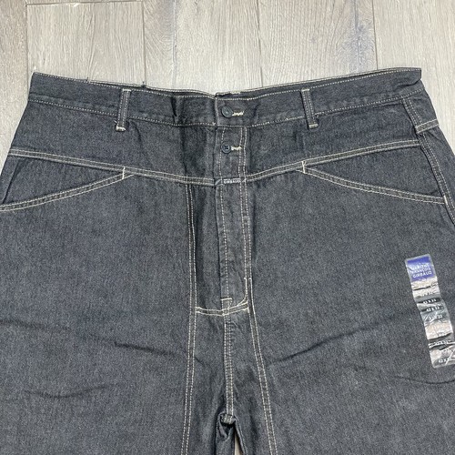 Marithe Francois Girbaud Size 42x32 Blue Brand X Denim Y2K Jeans Charcoal NWT - Picture 5 of 13