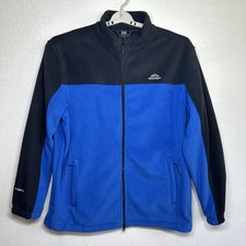 Tacvasen Fleece Jacket Men's XL Royal Blue Black Outdoor Full Zip Pockets New