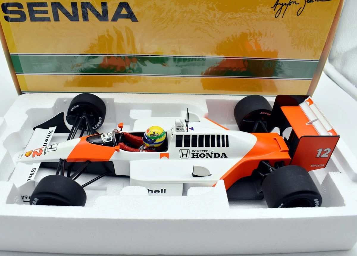 ミニカー makeup Ferrari 312 B & McLaren MP4/4 McLaren Ayrton Senna 1:18 Scale Diecast Formula 1 Cars for sale | eBay