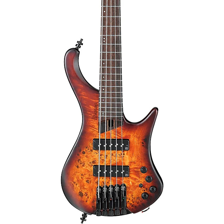 Ibanez Эргономичный безголовый бас-гитара с 5 струнами - Dragon Eye Burst Flat 279890₽