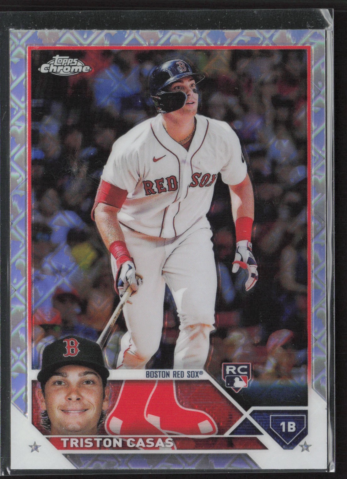 2023 Topps Chrome Logofractor #174b Triston Casas Rookie RC