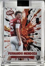 2026 Wild Card Fernando Mendoza SPLAT RC 1/2 Quarterback Card LV Raiders