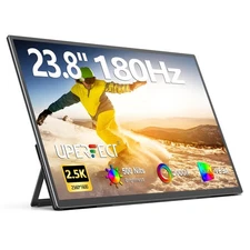 UPERFECT 23.8 Inch Portable Monitor 2560x1440 180Hz USB-C HDMI Gaming Screen