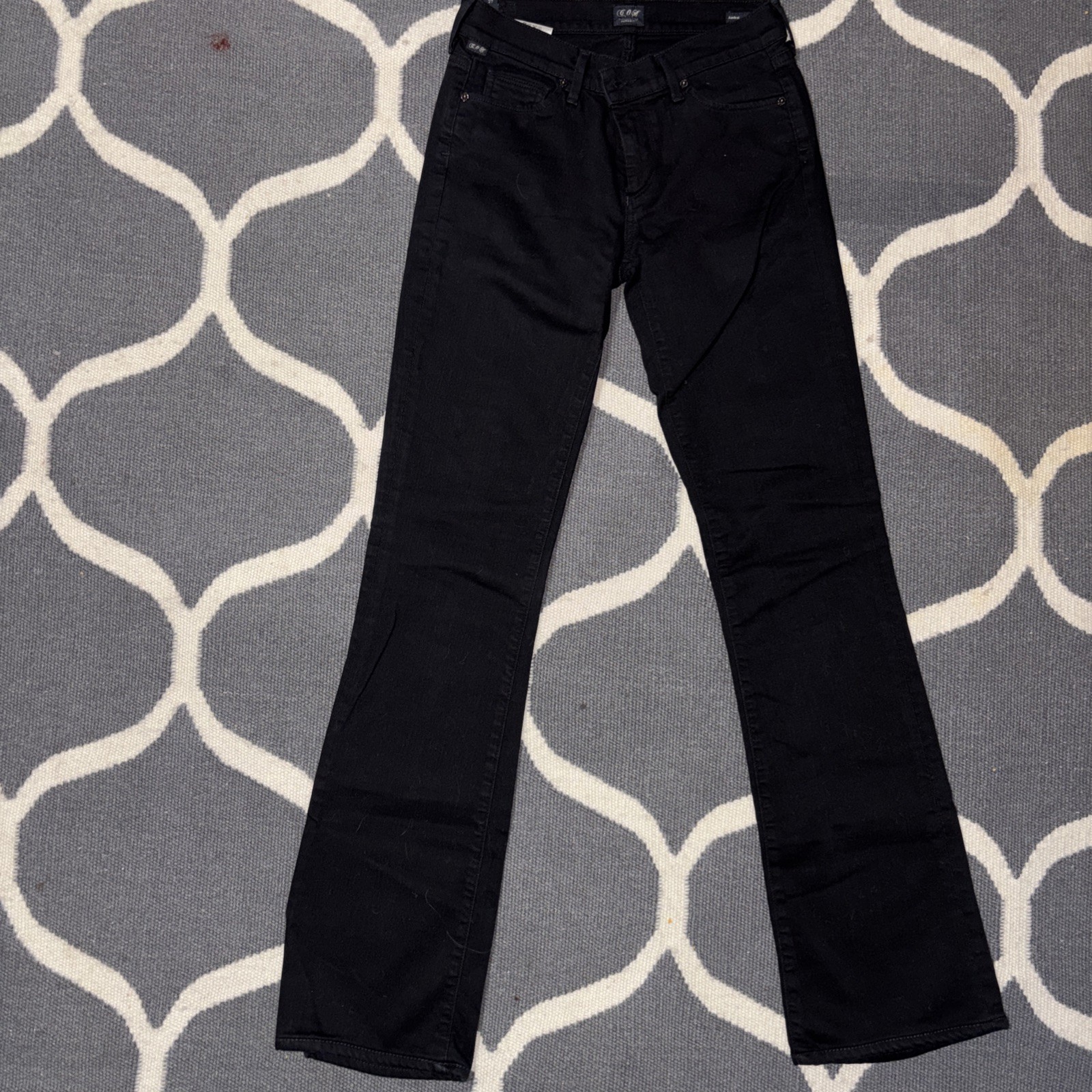 Citizens of Humanity Jeans Womens 27 Amber Medium Rise Bootcut COH  Black