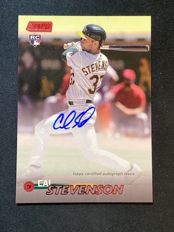 2023 Topps Stadium Club Red Foil /50 Cal Stevenson #SCBA-CSN Rookie Auto RC