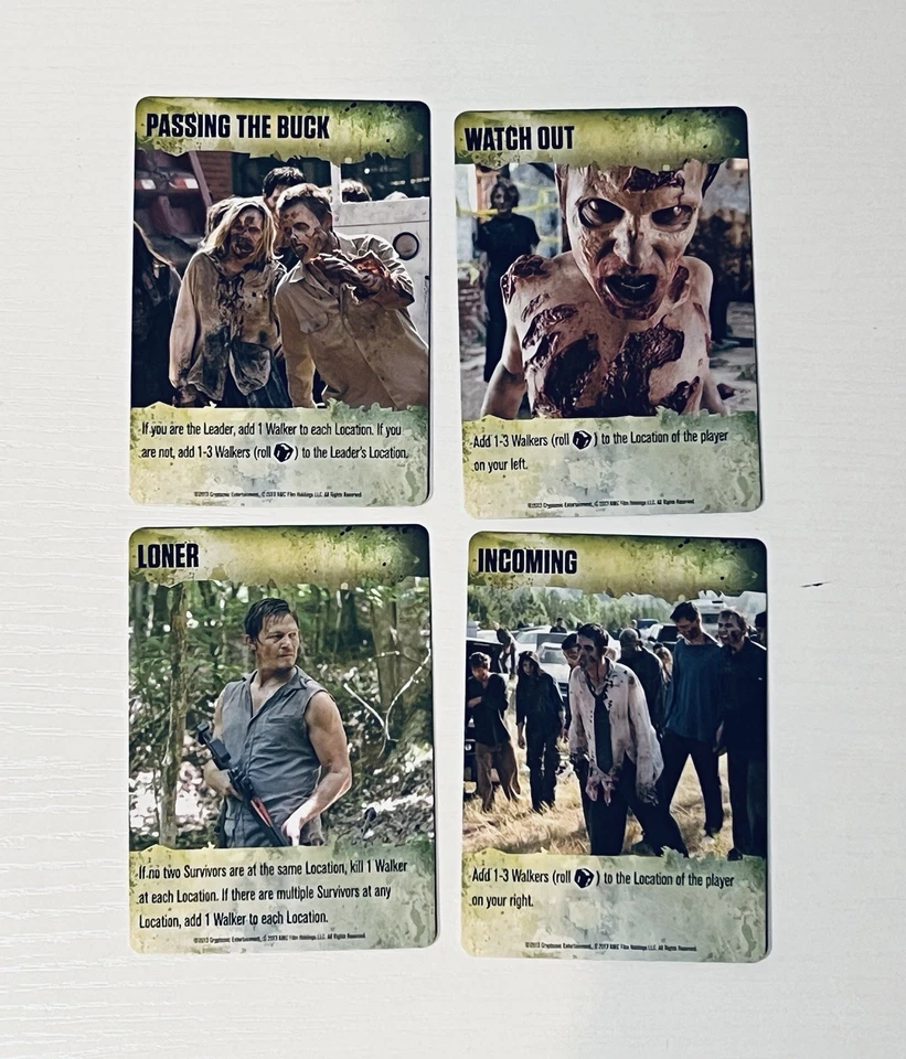 THE WALKING DEAD The Best Defense WOODBURY Expansion & Promo Cards UNUSED!! - Image 3 of 3