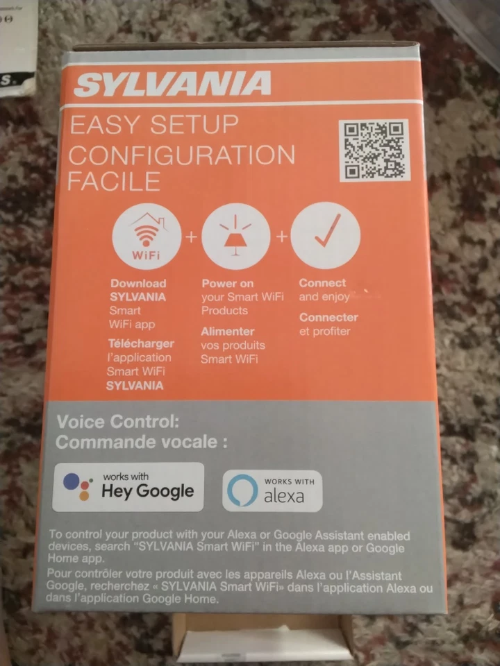 3 Pack Sylvania Smart+ BR30 Full White Bulb controls with your voice app Wifi - Image 2 of 4