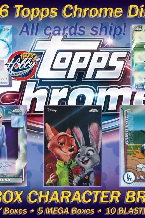 2026 Topps CHROME DISNEY (17 Box) Character Break #3