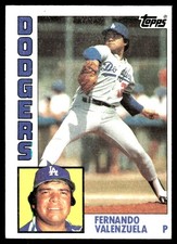 Fernando Valenzuela 1984 Topps Head-In-Box Proofs #NNO Dodgers MLB READ