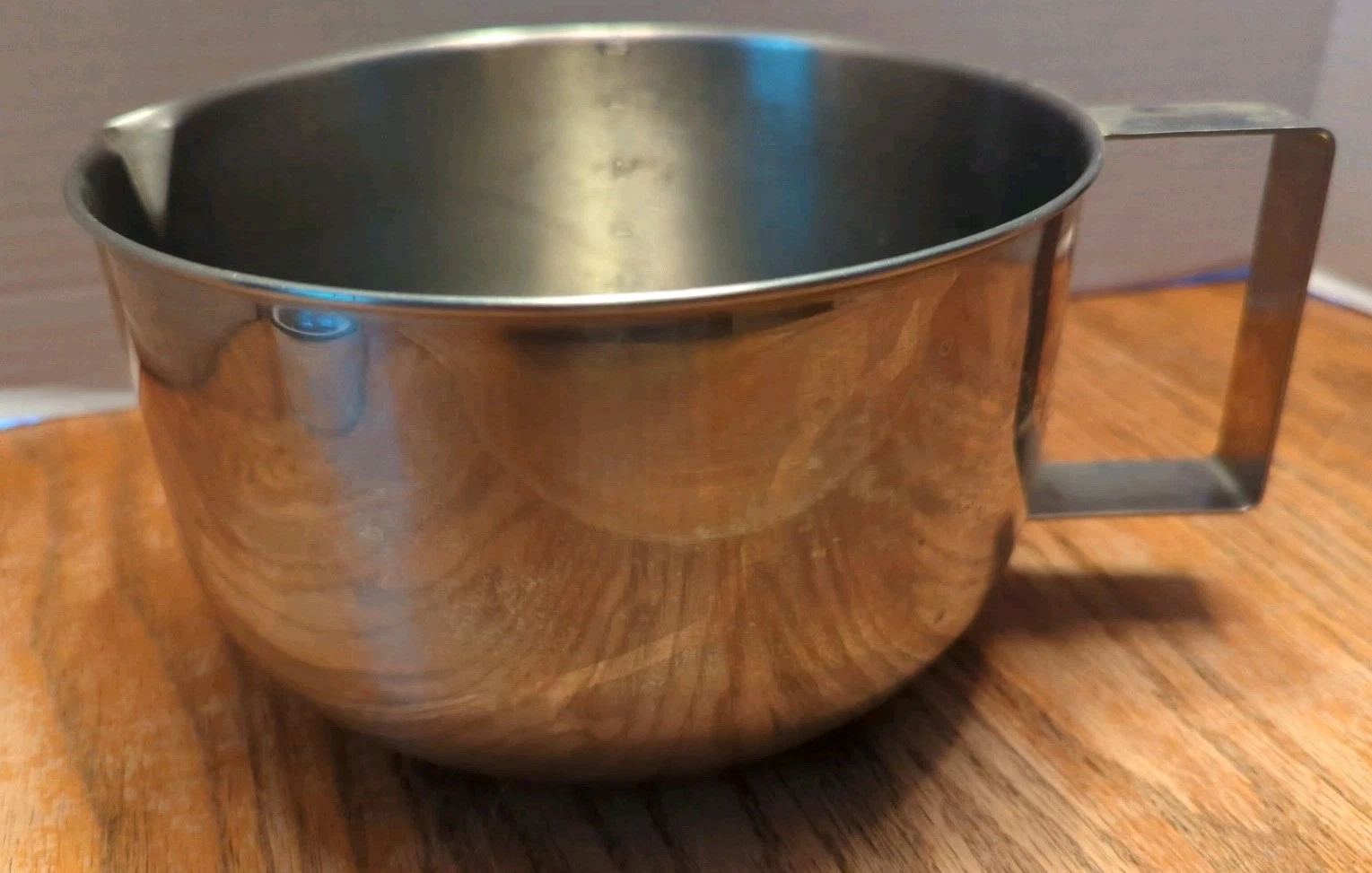 Vintage Farberware Batter Mixing Bowl w/Handle 729 Stainless Steel 3qt