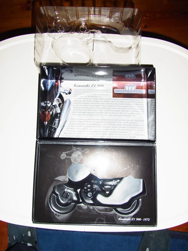 nur Verpackung für Kawasaki Z1 900 Minichamps 1/12 Super 4 Candy Green/Yellow - Bild 2 von 4