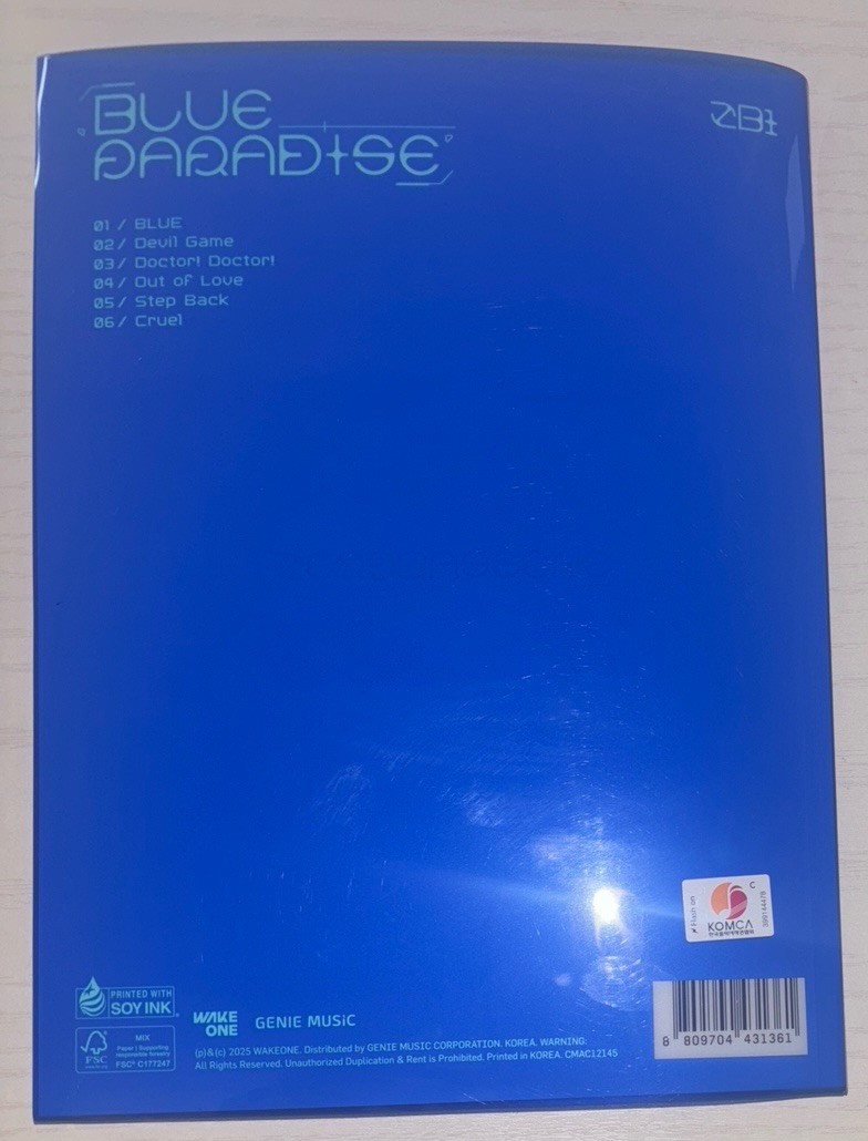 ZEROBASEONE [BLUE PARADISE] All Member Autographed Signed