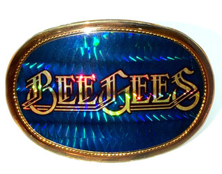 Pacifica Bee Gees Logo Prism 1977 Belt Buckle