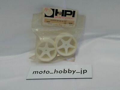 HPI RACING 1/10 Touring Car Star Wheel Wide White 3562 from Japan F/S