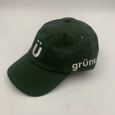 Gruns Green Gummies Logo Hat Green Strap Back Adjustable