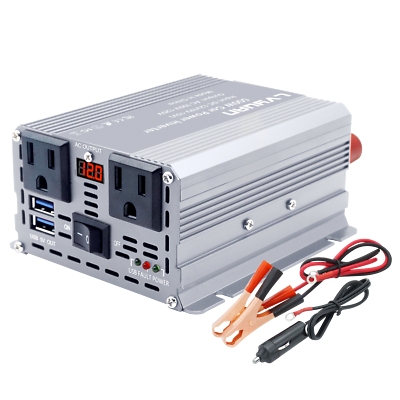 OLTEANP 500 Watt Power Inverter 12V DC to 110V/120V AC