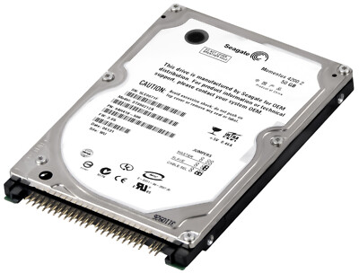 FESTPLATTE SEAGATE MOMENTUS 42000.2 ST950212A 50GB 4.2K 2MB ATA 2.5''