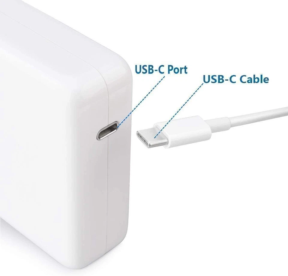 87W USB-C Power Adapter Charger For Apple iPad Pro 12.9" 2018 2020 (3rd/4th Gen) - Image 2 of 4
