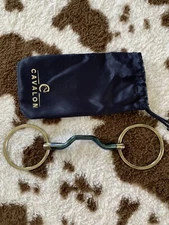 Cavalon Ported Loose Ring Correction Horse Bit 4.75 ~ 4 3/4 New!